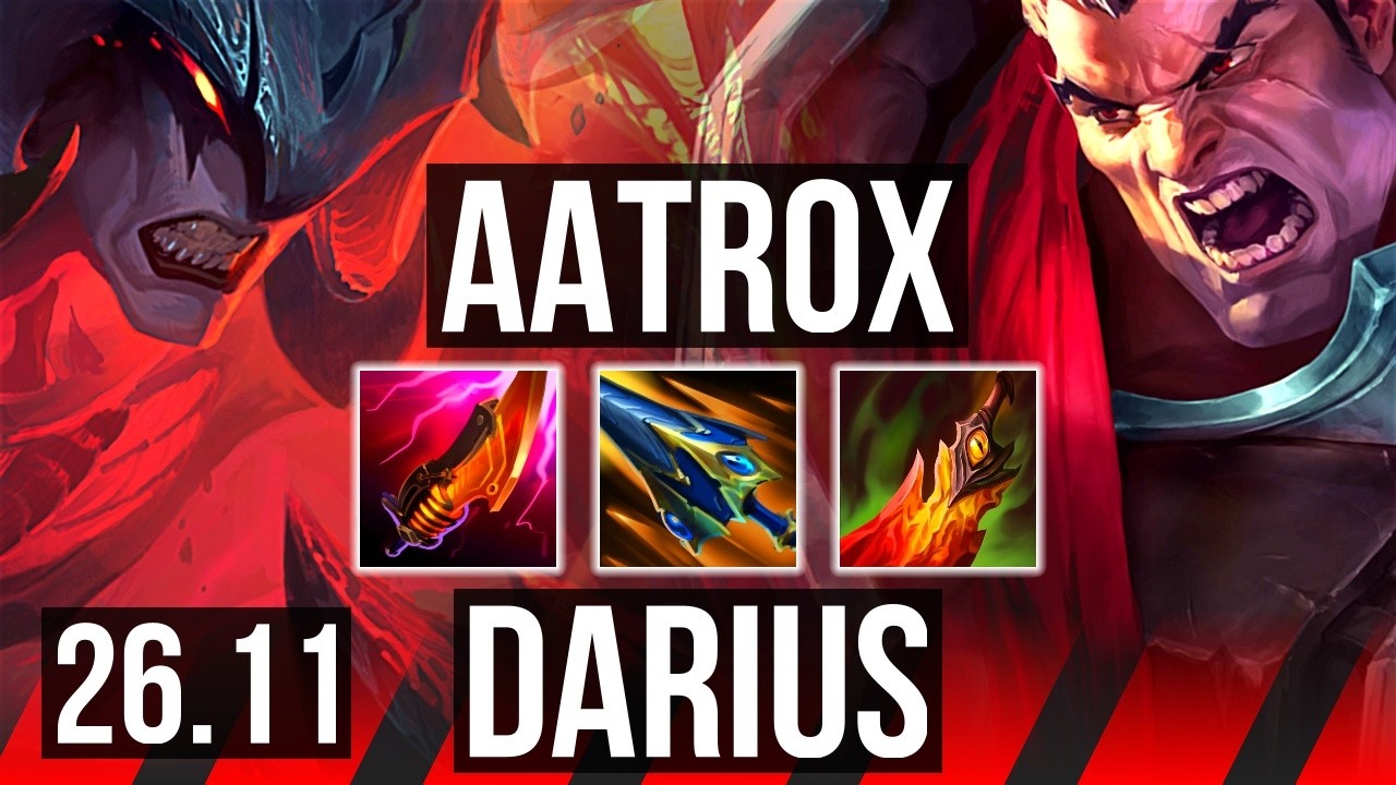 AATROX vs DARIUS (TOP) | Perfect KDA: 10/0/4 | NA Master | 26.11