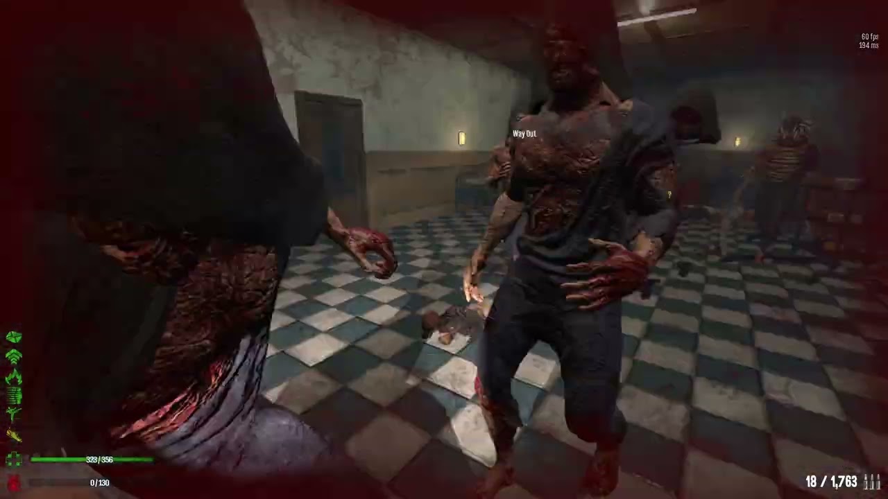 Dead Frontier 2: Ravenwall Hospital boss room X9 (optic mum was missed) solo with STH