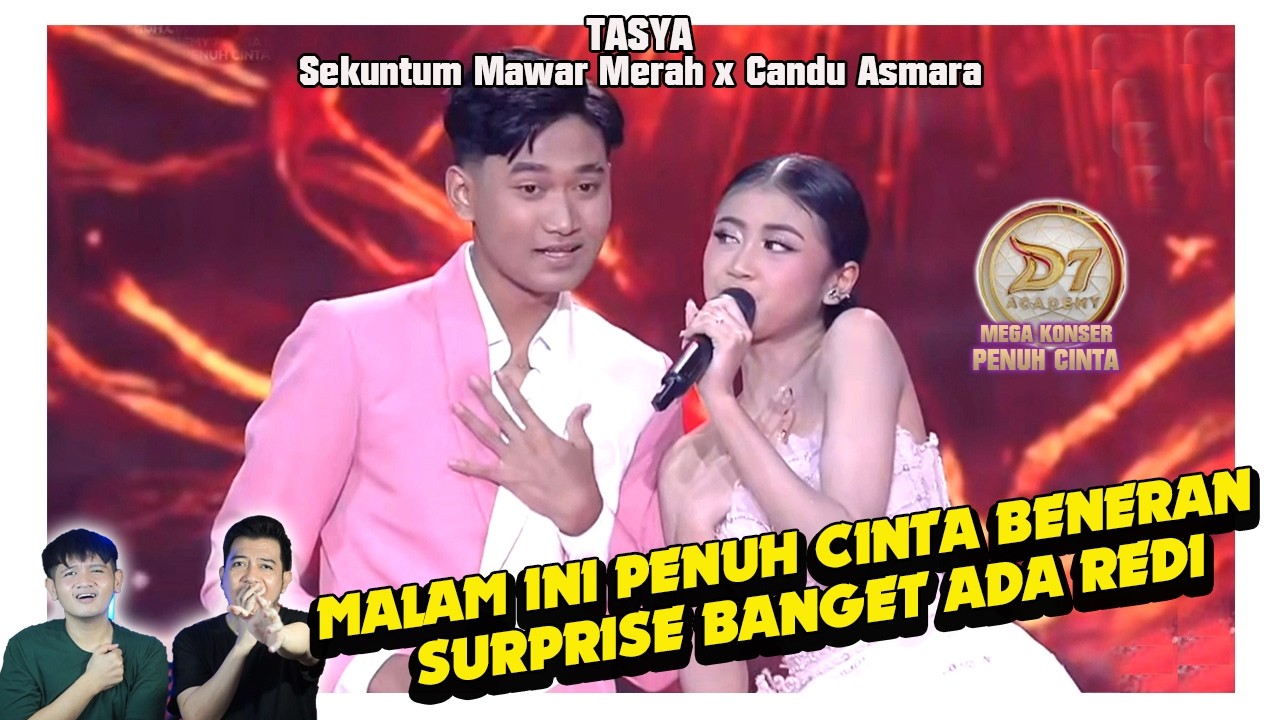 Surprise banget Redi adiknya Lesti samperin Tasya. Sekuntum mawar merah x Candu asmara.
