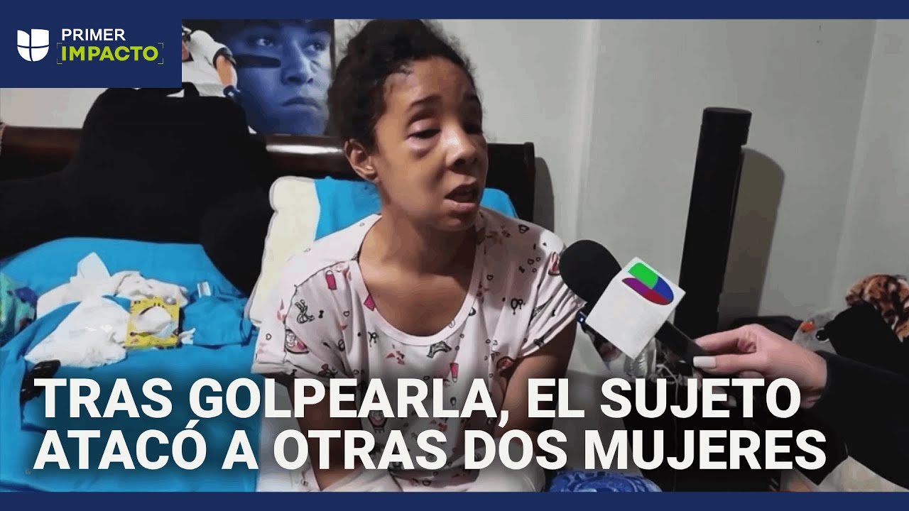 Enfermera es golpeada por un sujeto con una barra de metal: 