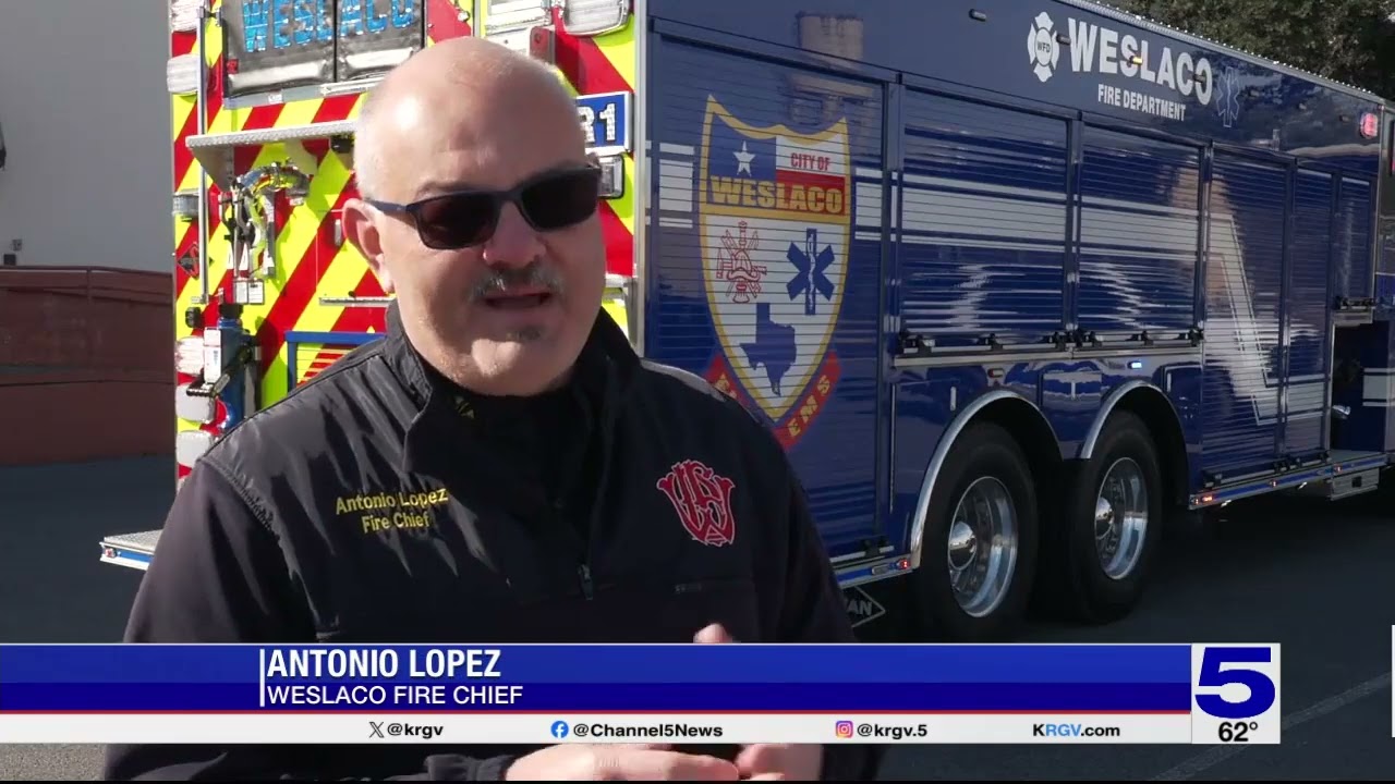 Weslaco Fire Department unveils new $1.6 million fire engine