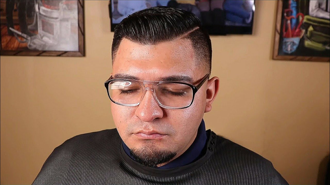 Comb Over w/Hard Part Simple To Follow Haircut Tutorial (HD)