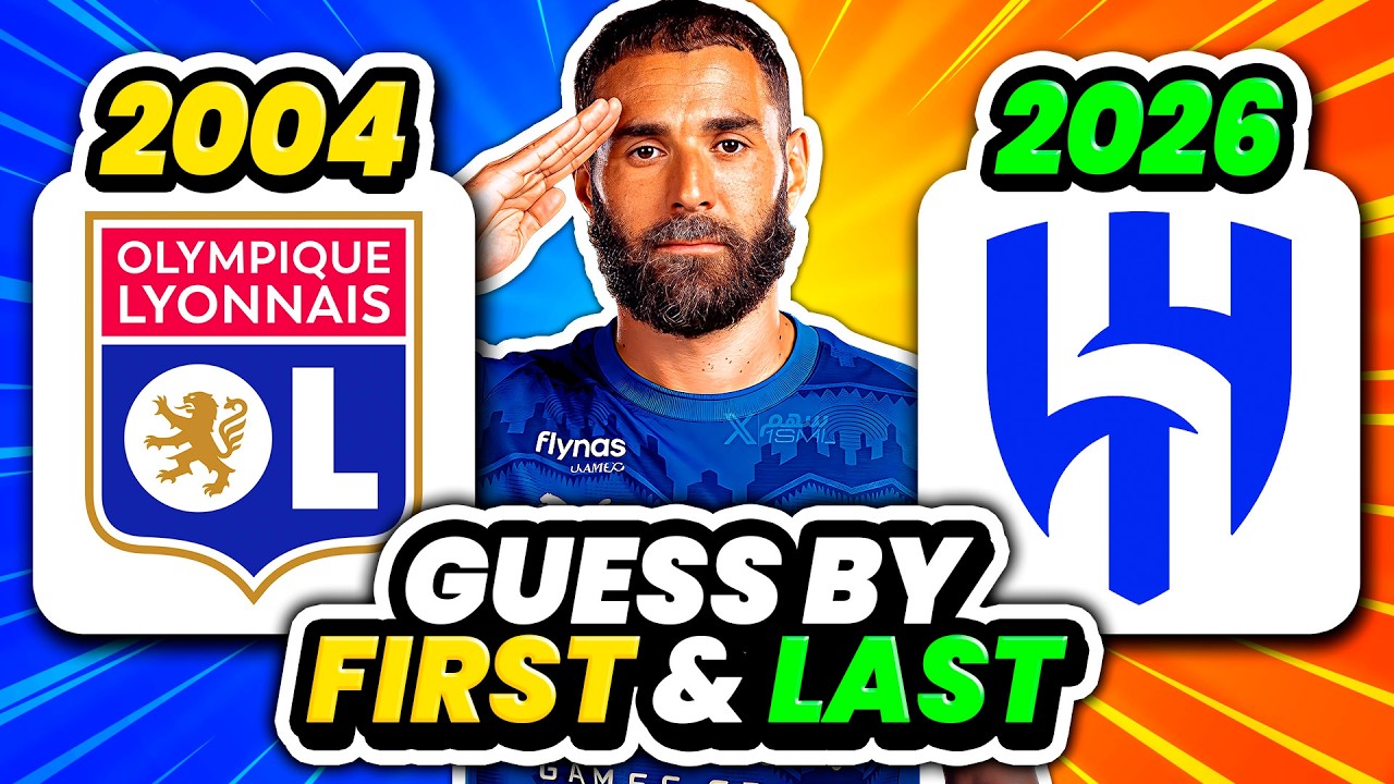 GUESS THE PLAYER BY THEIR FIRST AND CURRENT TEAM | FOOTBALL QUIZ 2026