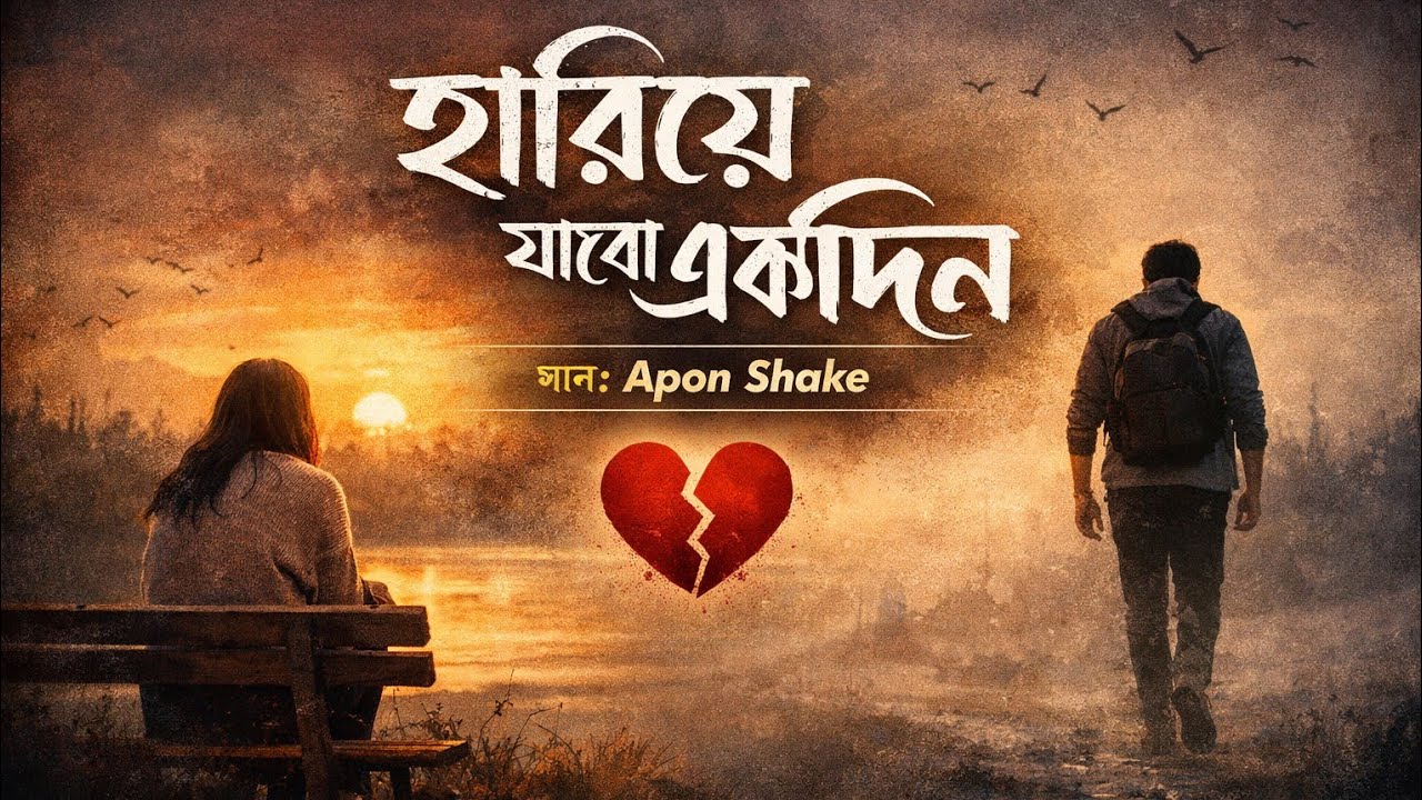 হারিয়ে যাবো একদিন আমি | Heart Touching Bangla Song | Emotional Love Song |