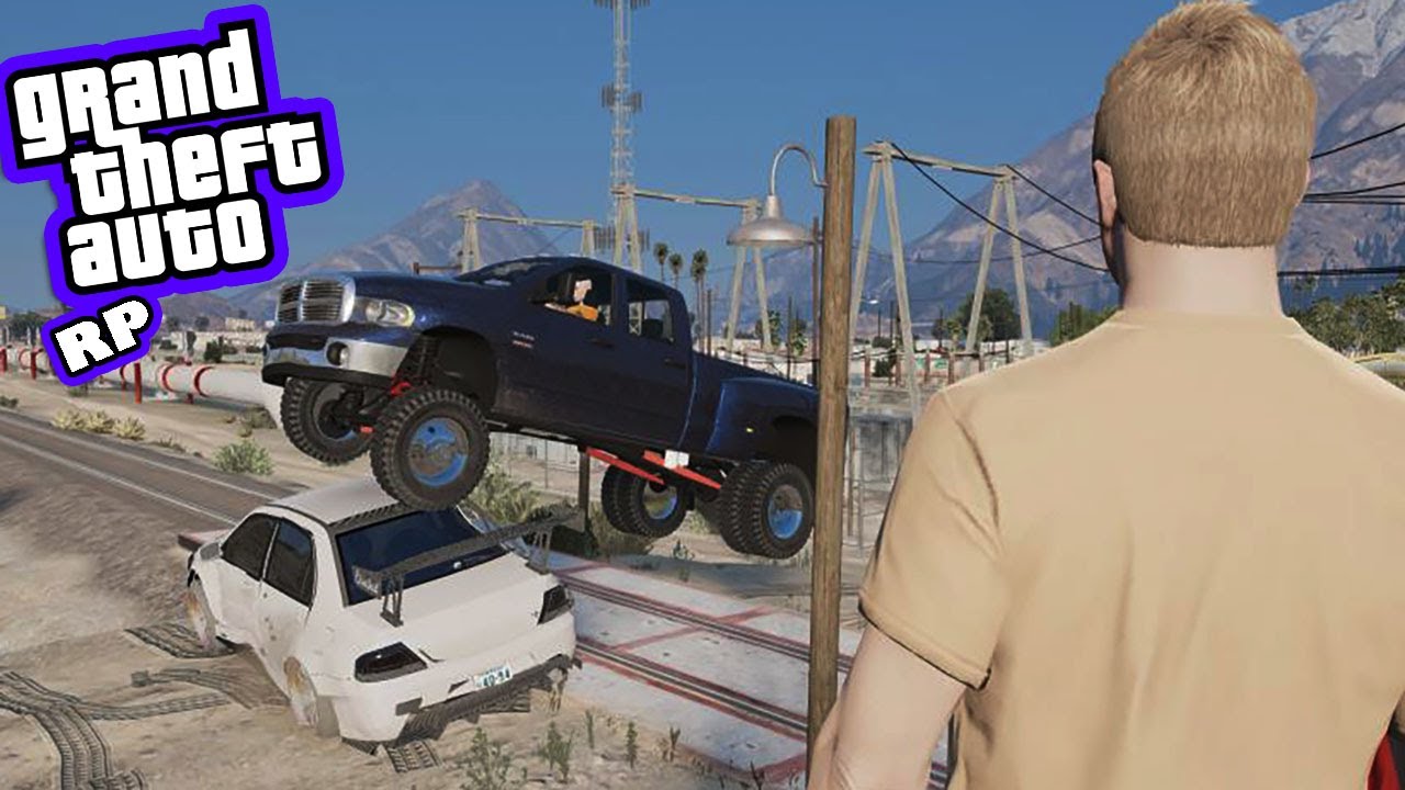 GTA RP - JUMPING 1000HP GHOUL TRX RAM OVER CARS! (ALSO BUYING MY DREAM CAR COLLECTION!)