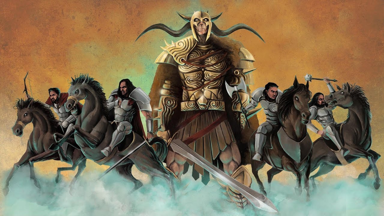 AGAINST EVIL - All Hail the King (LYRIC VIDEO)