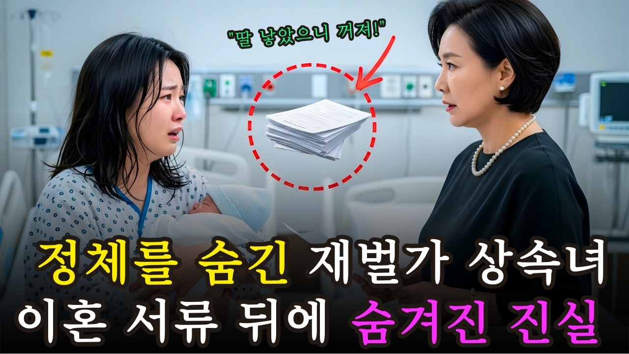 출산 중 이혼서류 던진 시어머니, 며느리 정체 공개되자 병원 전체가 무릎을 꿇는데...