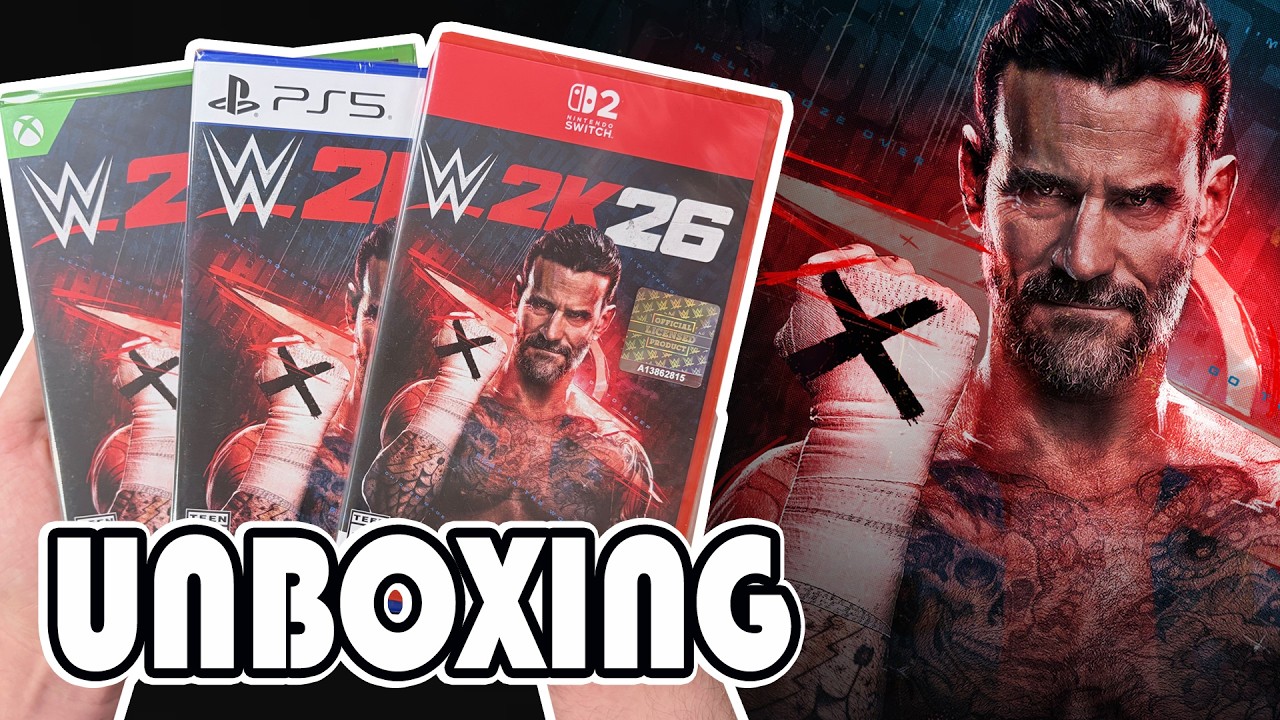 Распаковка WWE 2K26 (PS5 / Switch 2 / Xbox Series X)