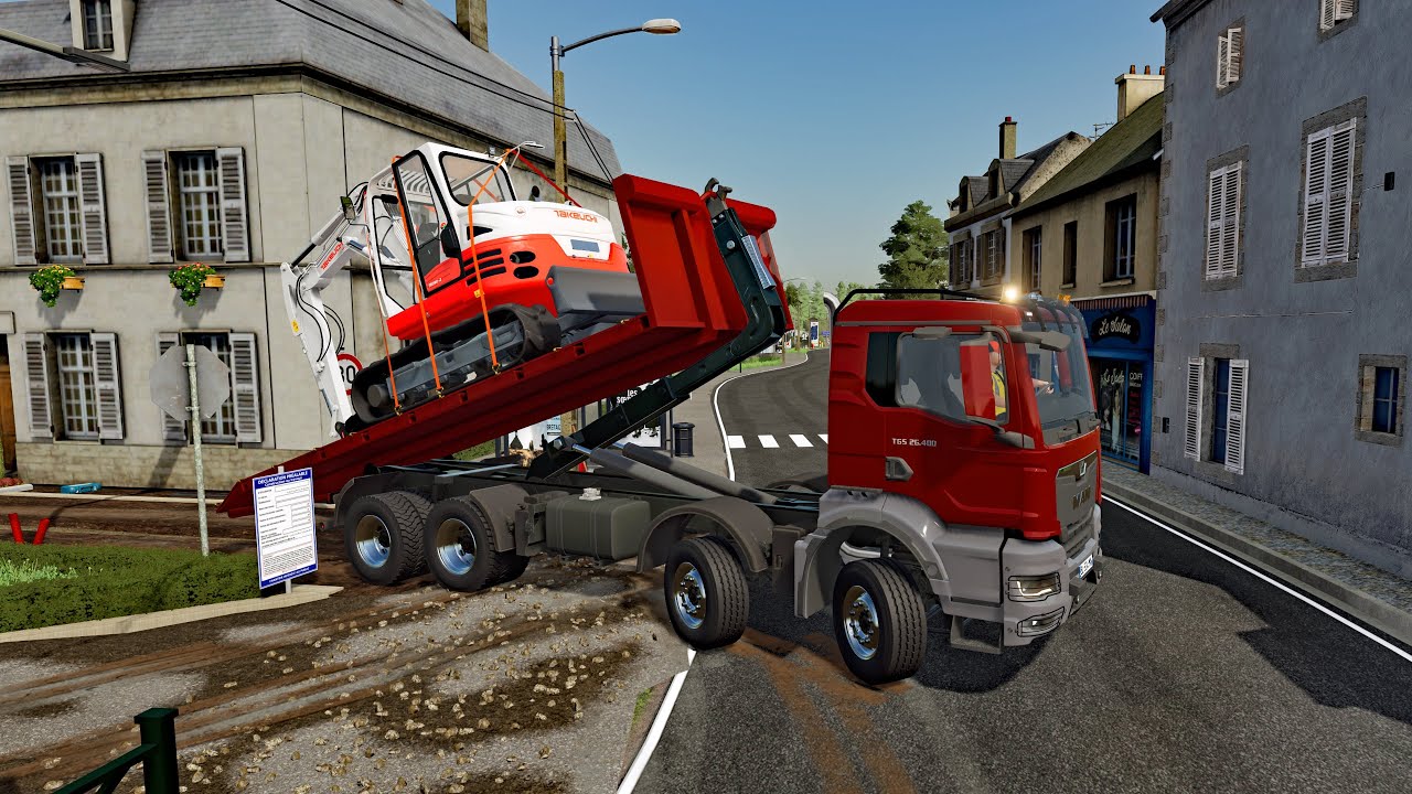 FS22 - Map Geiselsberg TP 005🚧👷🏽 - Public Work - Forestry, Farming and Construction - 4K