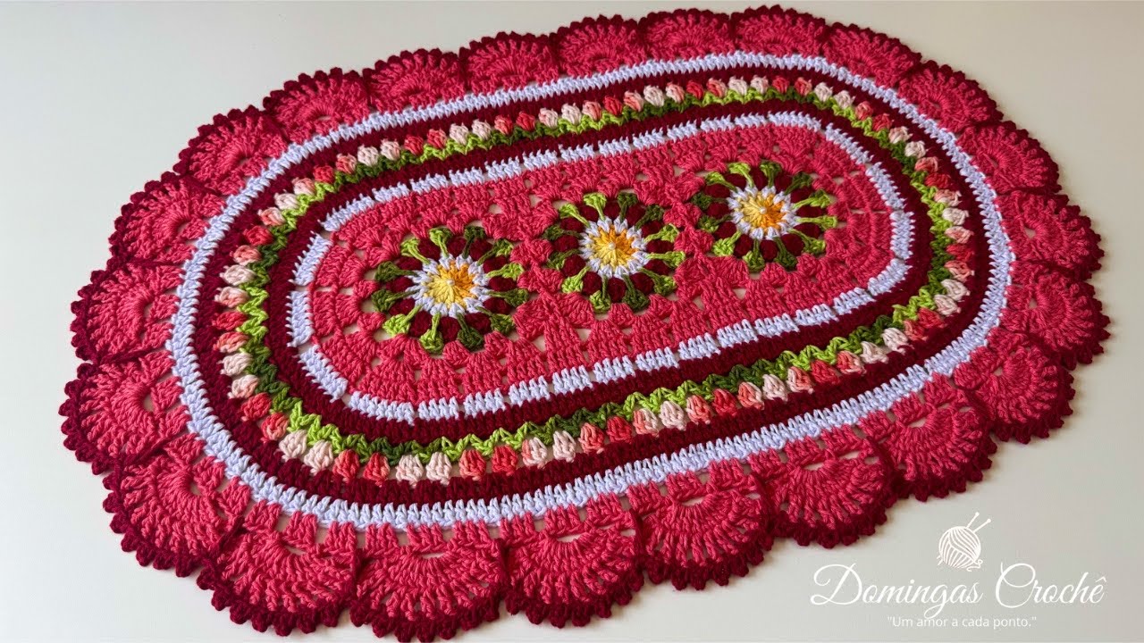Tapete Laurenda: Passo a Passo Completo para um Resultado Elegante no Crochê.