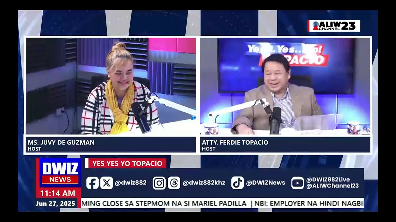 YES YES YO TOPACIO JUNE 27 2025