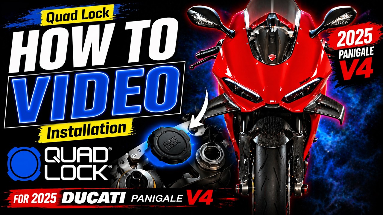 2025 Ducati Panigale Quad Lock install!