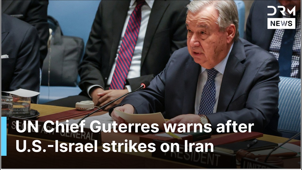 FULL SPEECH: UN Chief Condemns Strikes on Iran & Regional Attacks, Urges Immediate Ceasefire | AC1G