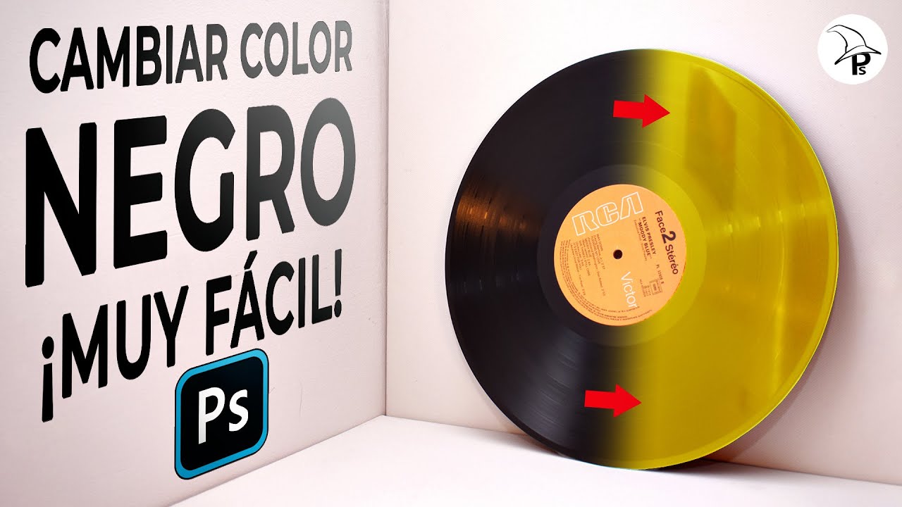 Nunca fue tan fácil cambiar el color negro por otro color en Photoshop
