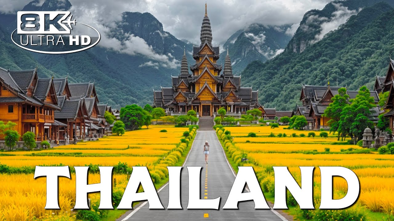 Wonders of Thailand | The Most Enchanting Destinations and Golden Temples | Travel 8K UHD Video