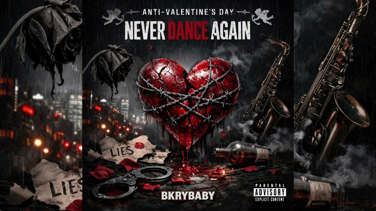 BKRYBABY – NEVER DANCE AGAIN (Official Audio) 🖤💔 | Anti-Valentine’s Day Drill/Trap