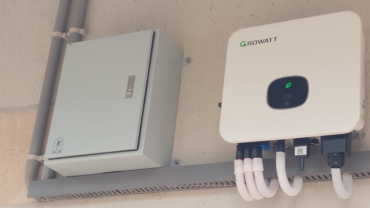Ongrid growatt 20kw zero export device communication setting