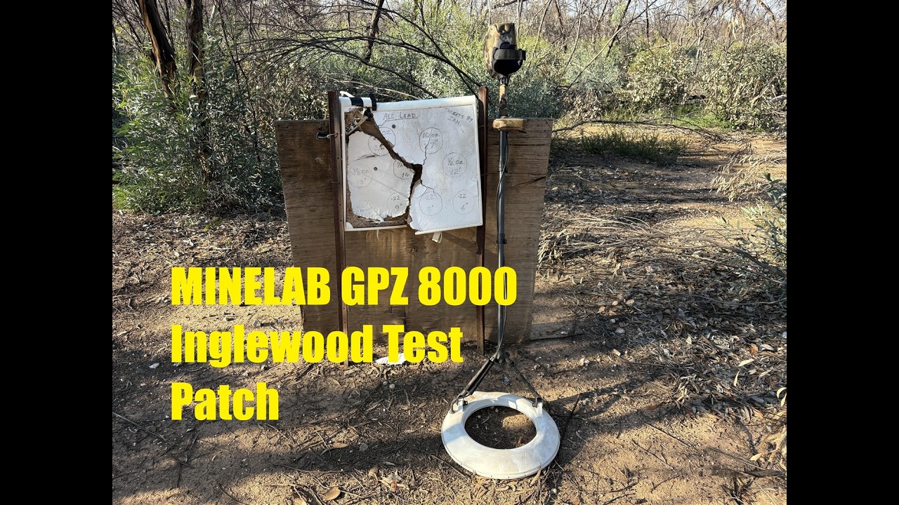 Тестовый патч Minelab GPZ 8000 Inglewood - потрясающие результаты.