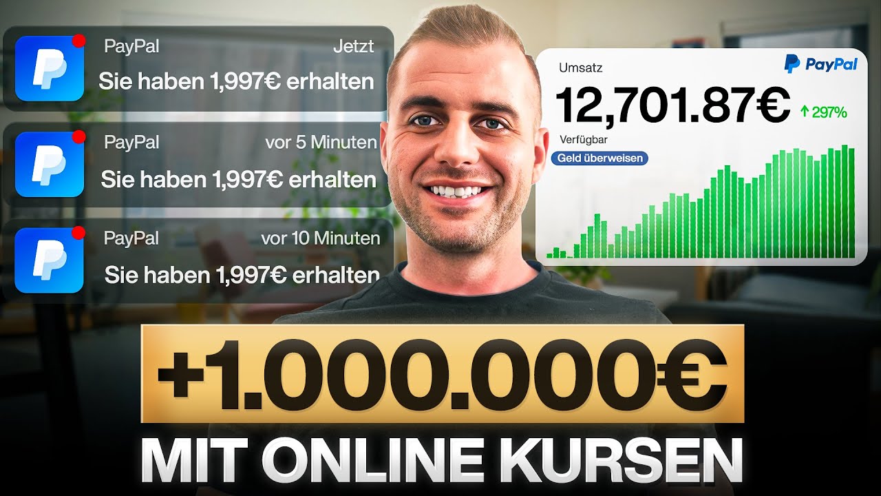 So habe Ich 1.000.000€ mit dem Verkauf von Online Kursen gemacht