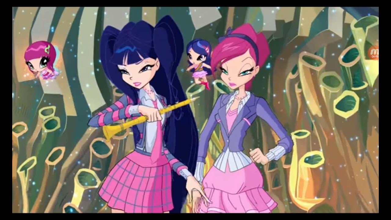 Musa and Tecna earn their Bloomix powers/Marta UwU