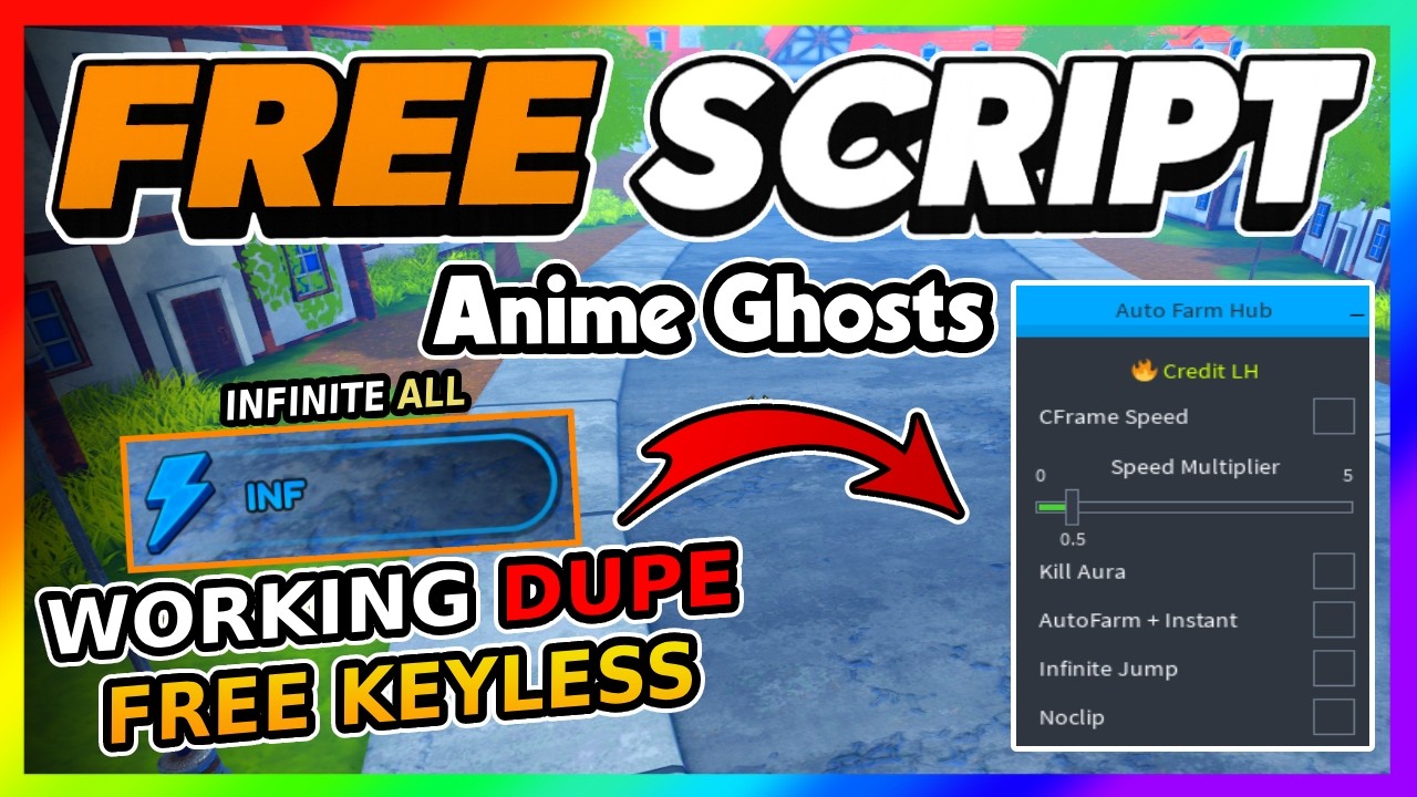 Anime Ghosts Script *NO KEY* - KILL AURA, AUTOFARM, AUTO RAID + MORE!