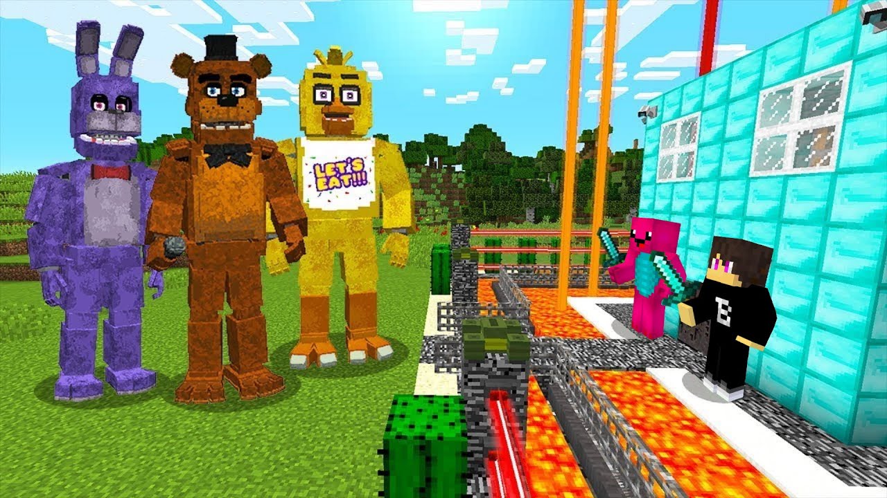 FNAF vs LEGVÉDETTEBB TITKOS HÁZ - Minecraft
