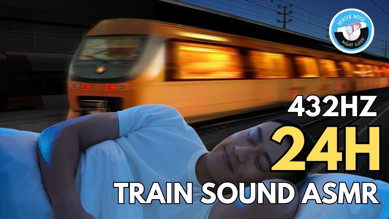 Black Screen - TRAIN SOUND ASMR For Sleep Improve | Healing Sound To Stop Worry In 24 Hours No ADS