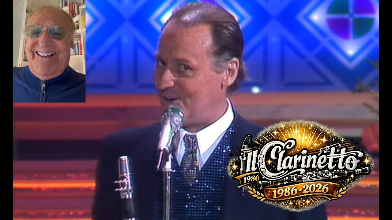 Renzo Arbore - Il Clarinetto - Sanremo 1986 - 40° anniversario