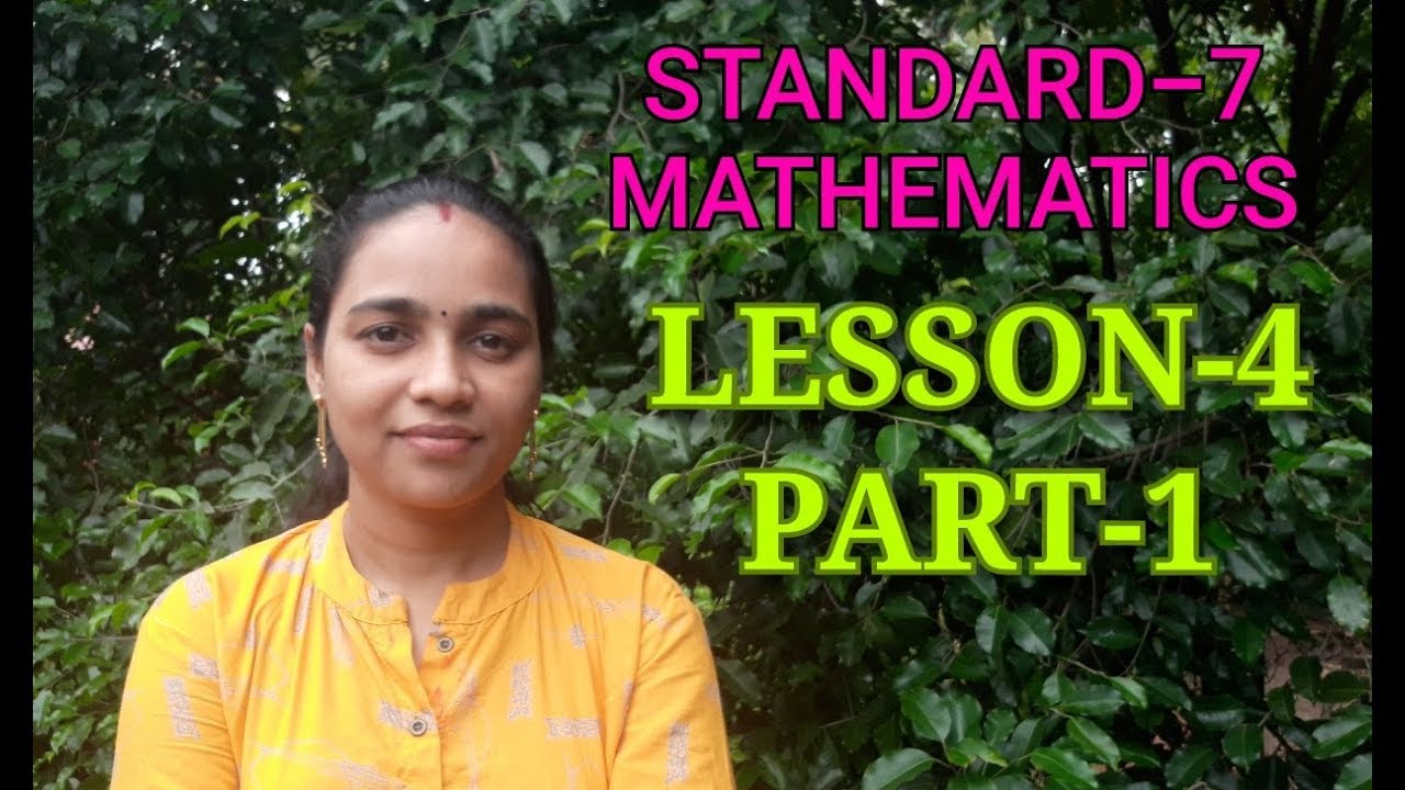 STANDARD-7[STATE SYLLABUS]MATHEMATICS:LESSON-4:REPEATED MULTIPLICATION[PART-1]