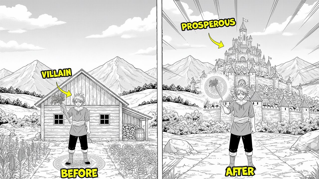 EXILED FROM KINGDOM, A Villain IN MOUNTAINS BUILT A PROSPEROUS FARM USING GROWTH MAGIC | MANGA RECAP