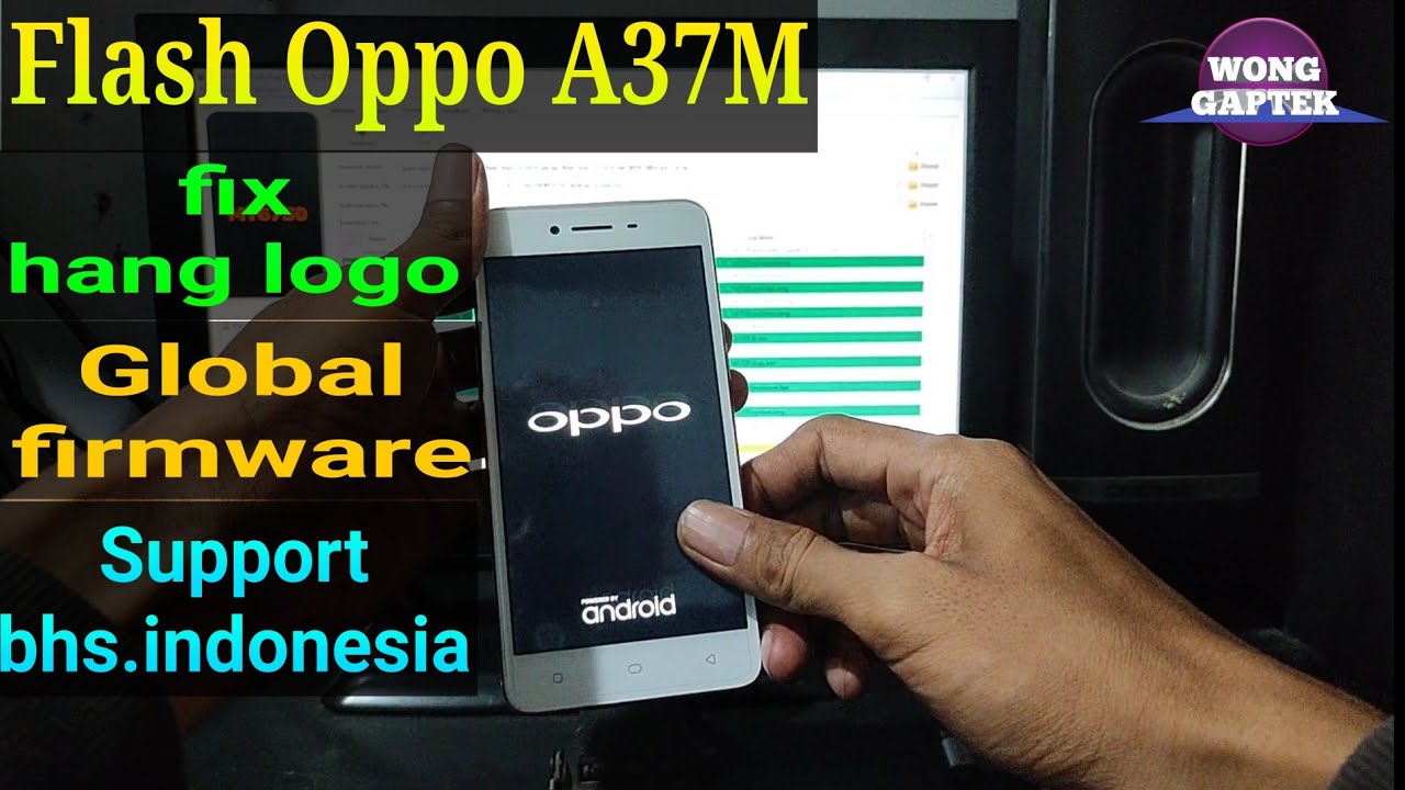 Flash Oppp A37M Bootloop Via Sp flashtool