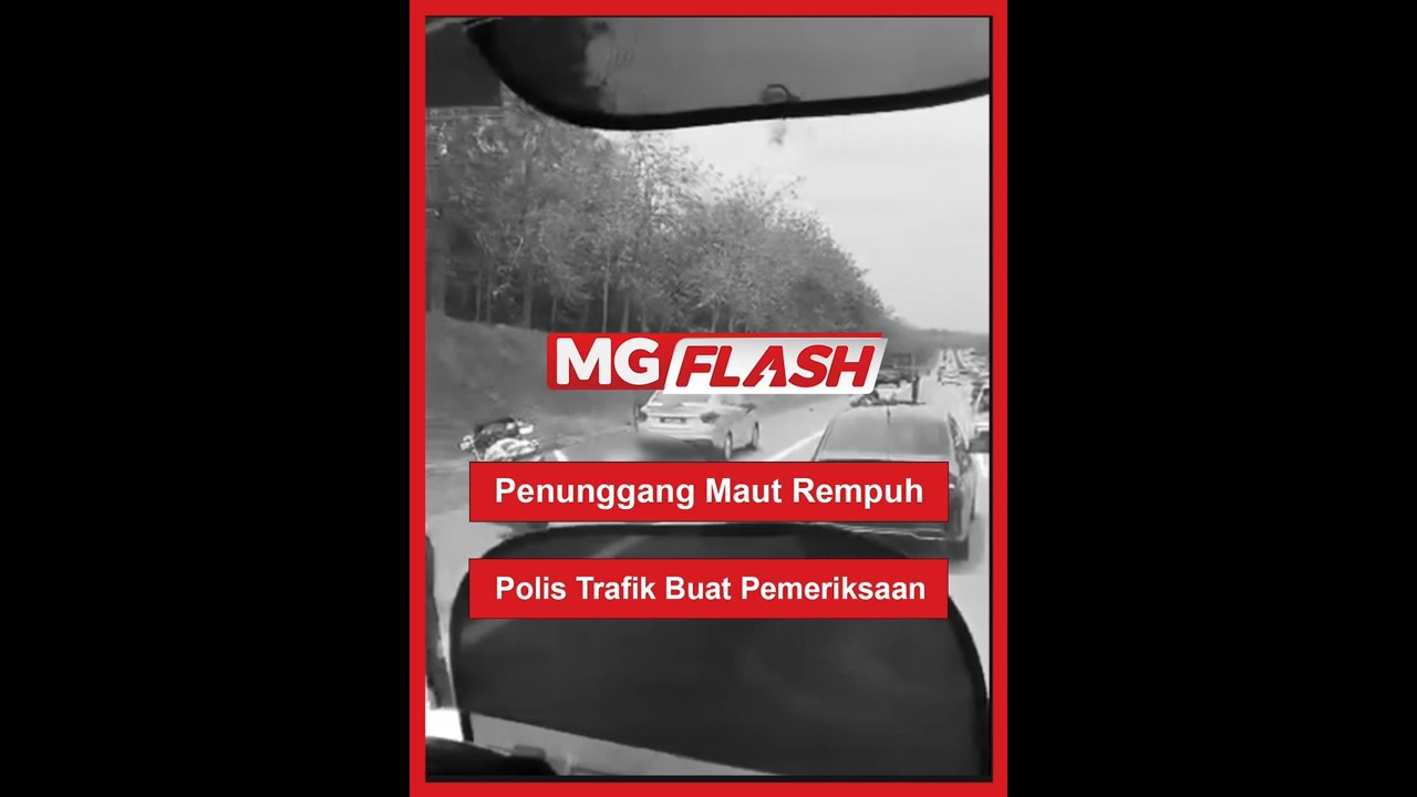 Penunggang Maut Rempuh Polis Trafik Buat Pemeriksaan #MGFlash