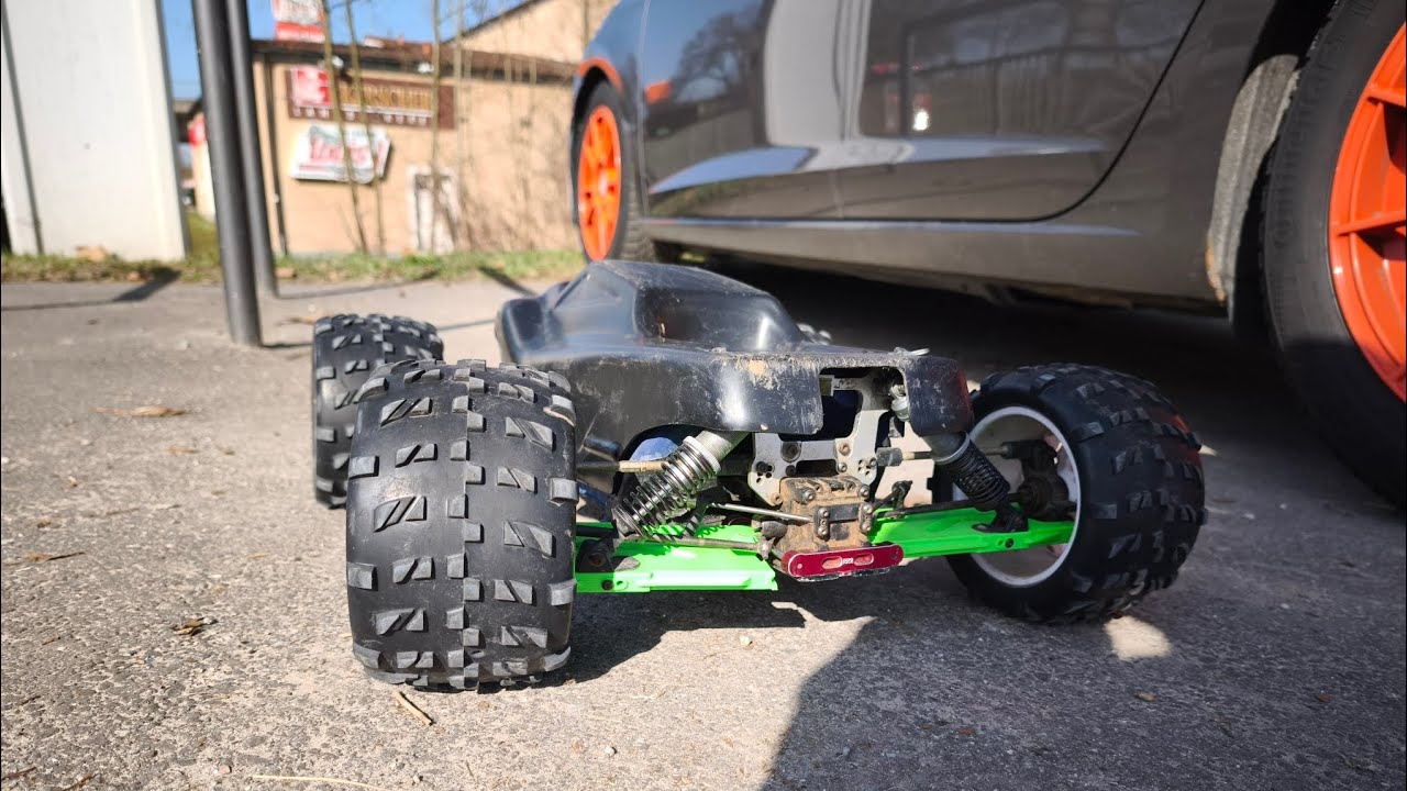 RC Auto 6s Test Thunder Tiger Mt4G3 / St4G3 3d gedruckte Querlenker hinten und vorne unten