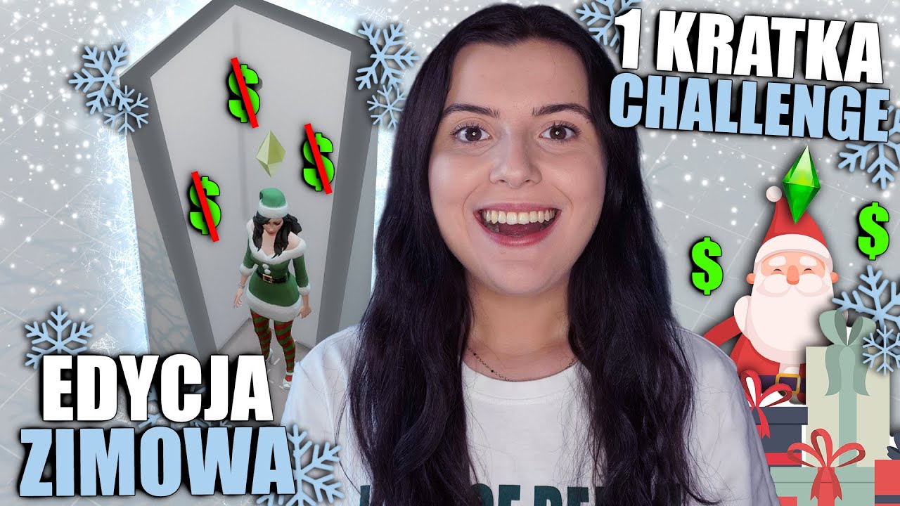 1 KRATKA CHALLENGE W THE SIMS 4 - EDYCJA ZIMOWA