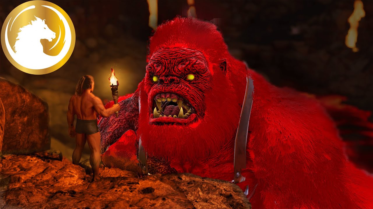 Alpha Dragon ve Gigantopithecus Boss I ARK Survival Ascended I S1B49