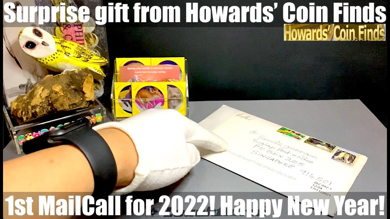 MailCall 🎁 UnBoxing ... Howards' Coin Finds sent me an awesome gift! First video for 2022!