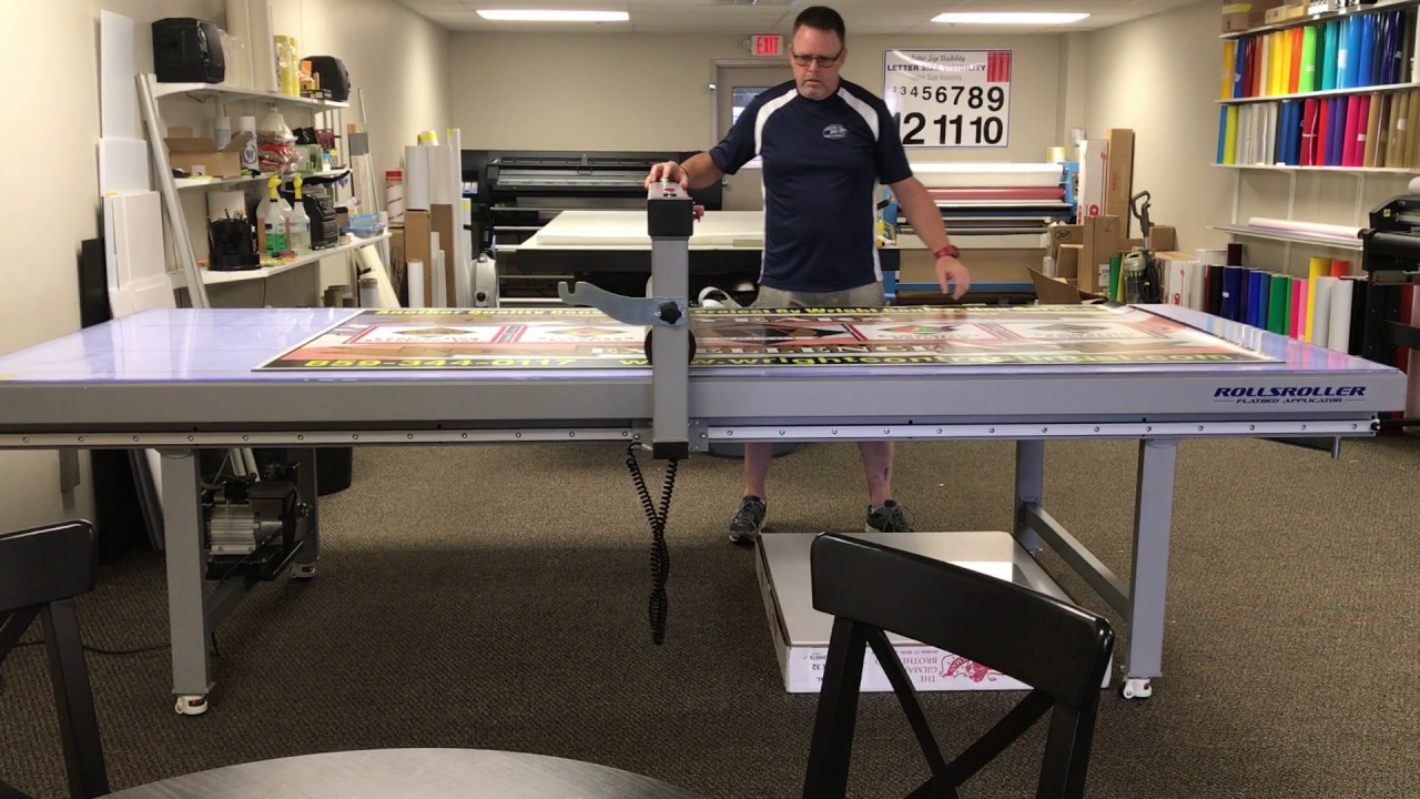 Rollsroller Entry laminating table