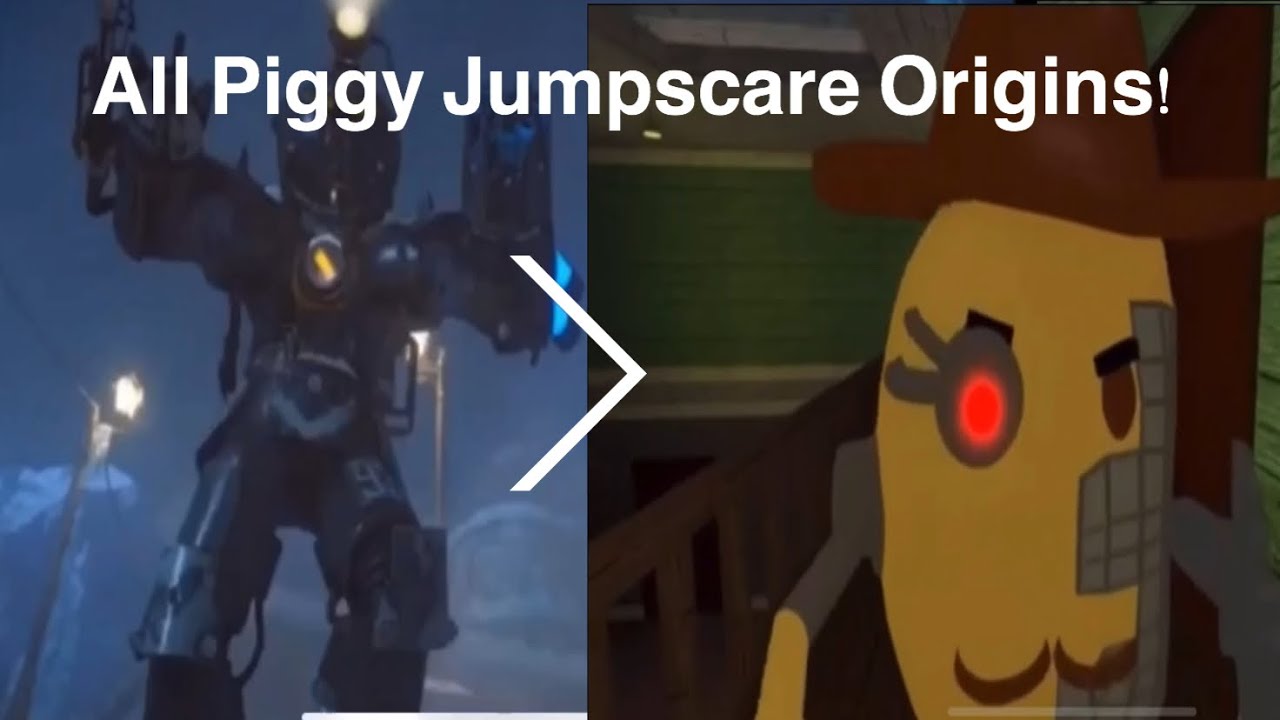 (All Jumpscare Origins) Sources That Were Used For Piggy Jumpscares All Jumpscares!! (Final video)