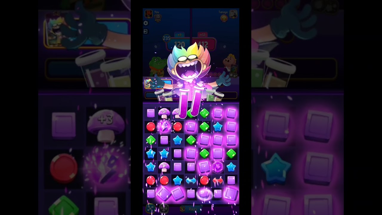 SHoWDOWN MIGHTY MUSHROOMSMushrooms increase score multiplier