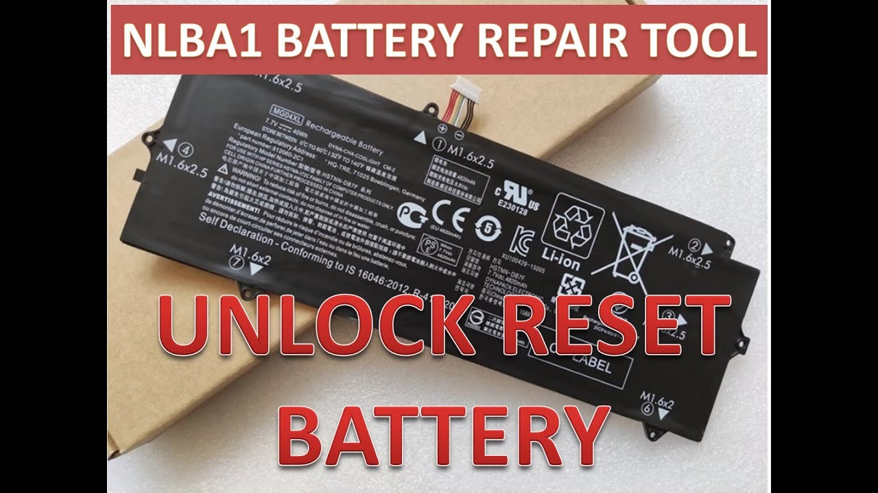 LAPTOP BATTERY ANALYZER RESET UNLOCK FUNCTION (PART 5)