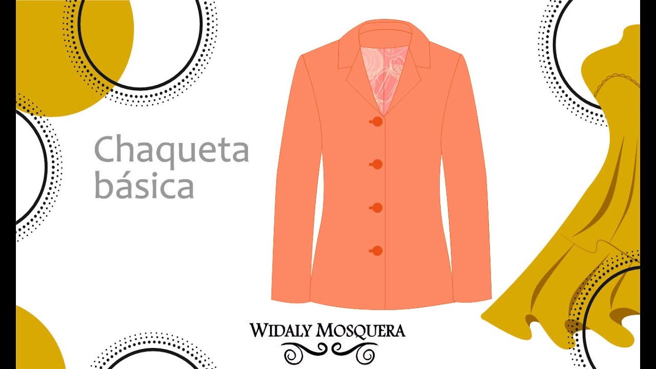 Como hacer el trazo-patrón de una Chaqueta BÁSICA para dama