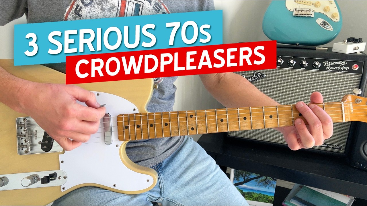 3 EASY 70s Country Guitar Songs – Huge  Crowdpleasers!