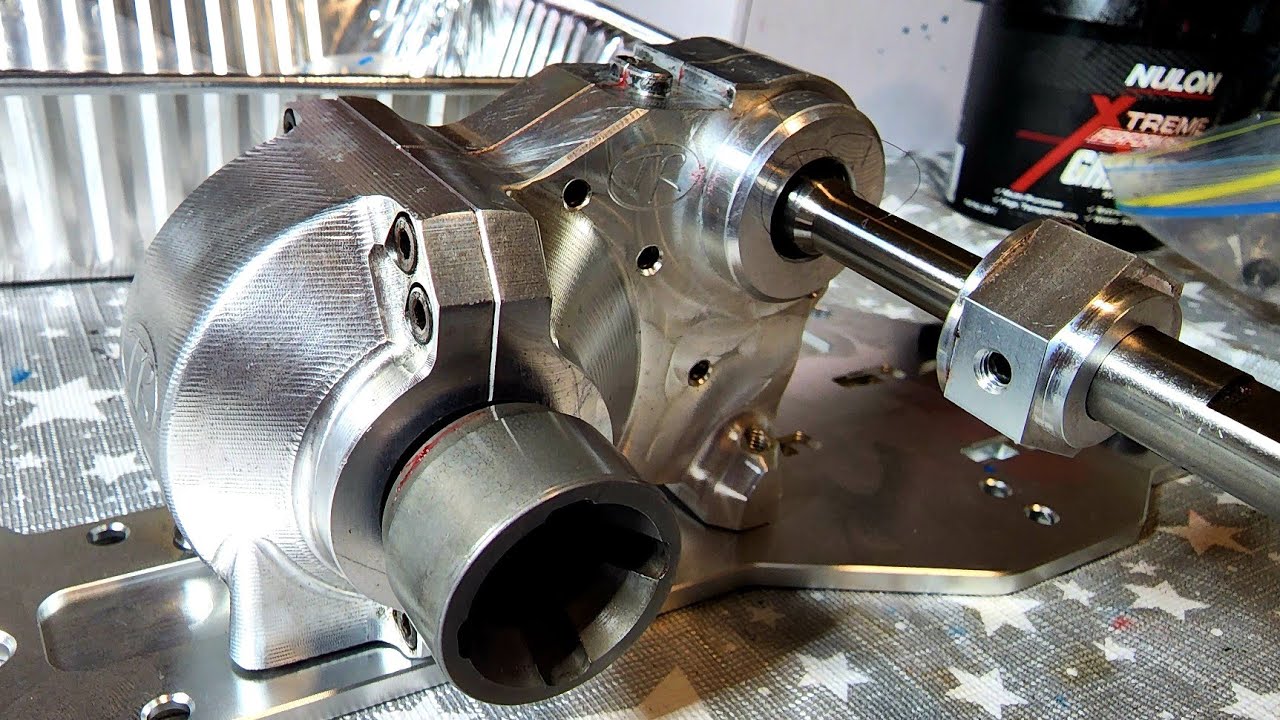 HOW TO BUILD BAJA IRC DIFF AND TURTLE RACING TRANSMISSION CASE BLACKBONE GEARS TAYLOR RC TITANIUM