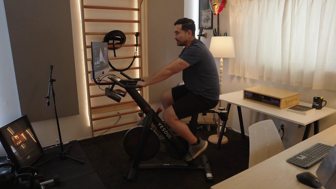 YESOUL G1M Max Bike Review 🚴‍♂️ | Smart Home Studio Upgrade with Immersive Screen & Sound