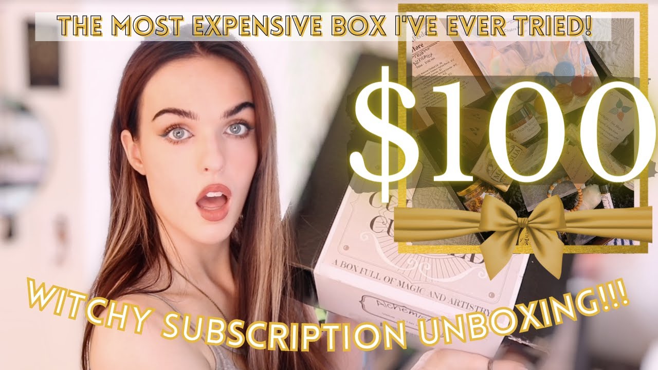 I Tried a $100 Witchy Subscrption Box!! Unboxing the Alchemist Box from Hearth Wisdom Store