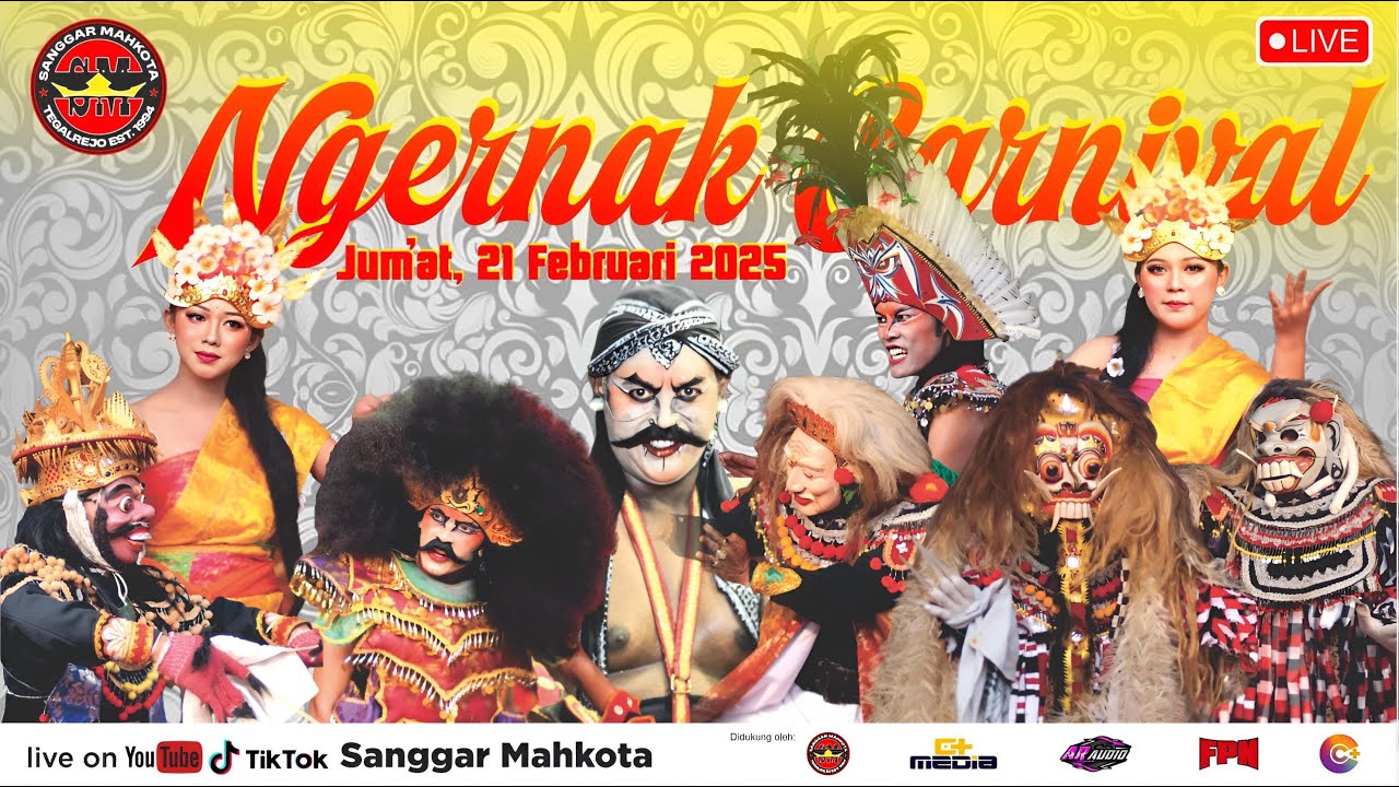 #livestreaming SANGGAR MAHKOTA (NGERNAK GRAPYAK SEMANAK CARNIVAL )