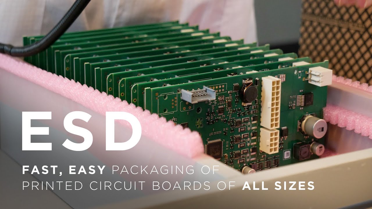 ESD packaging for printed circuit boards