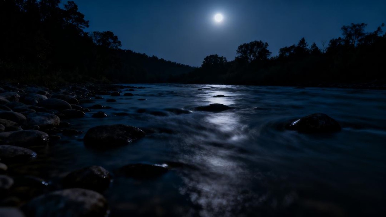 ASMR Silent River Sleep 🌊 Pure Water Flow &ndash; No Birds, No Music