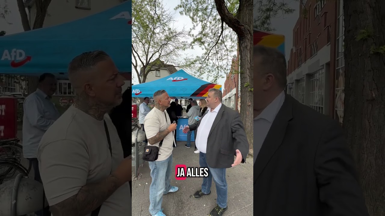 ++ Infostand in Pulheim - Interview mit unserem Kreissprecher Wolfgang Linke ++#AfD #RheinErft