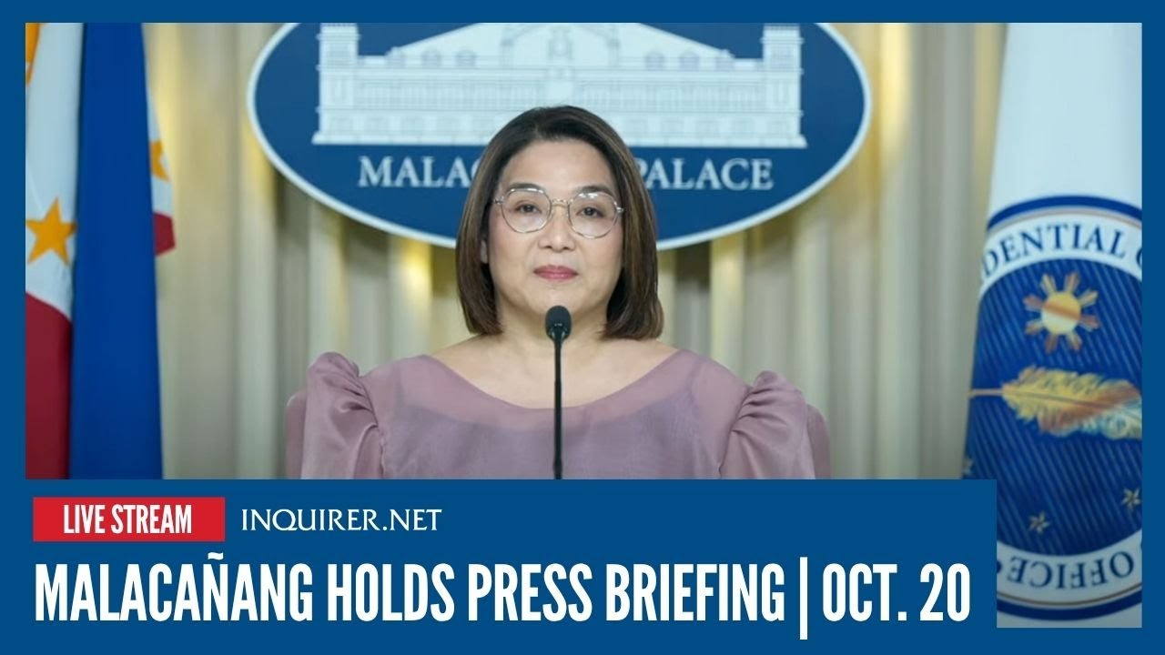 LIVE: Malacañang holds press briefing with PCO USec. Claire Castro | Oct. 20